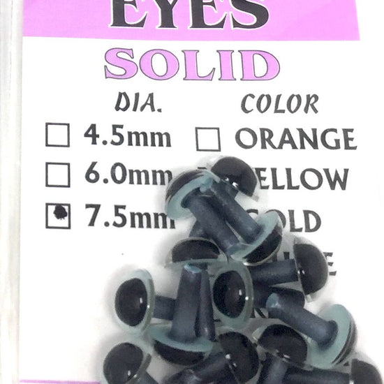 Wapsi Solid Plastic Eyes Pearl